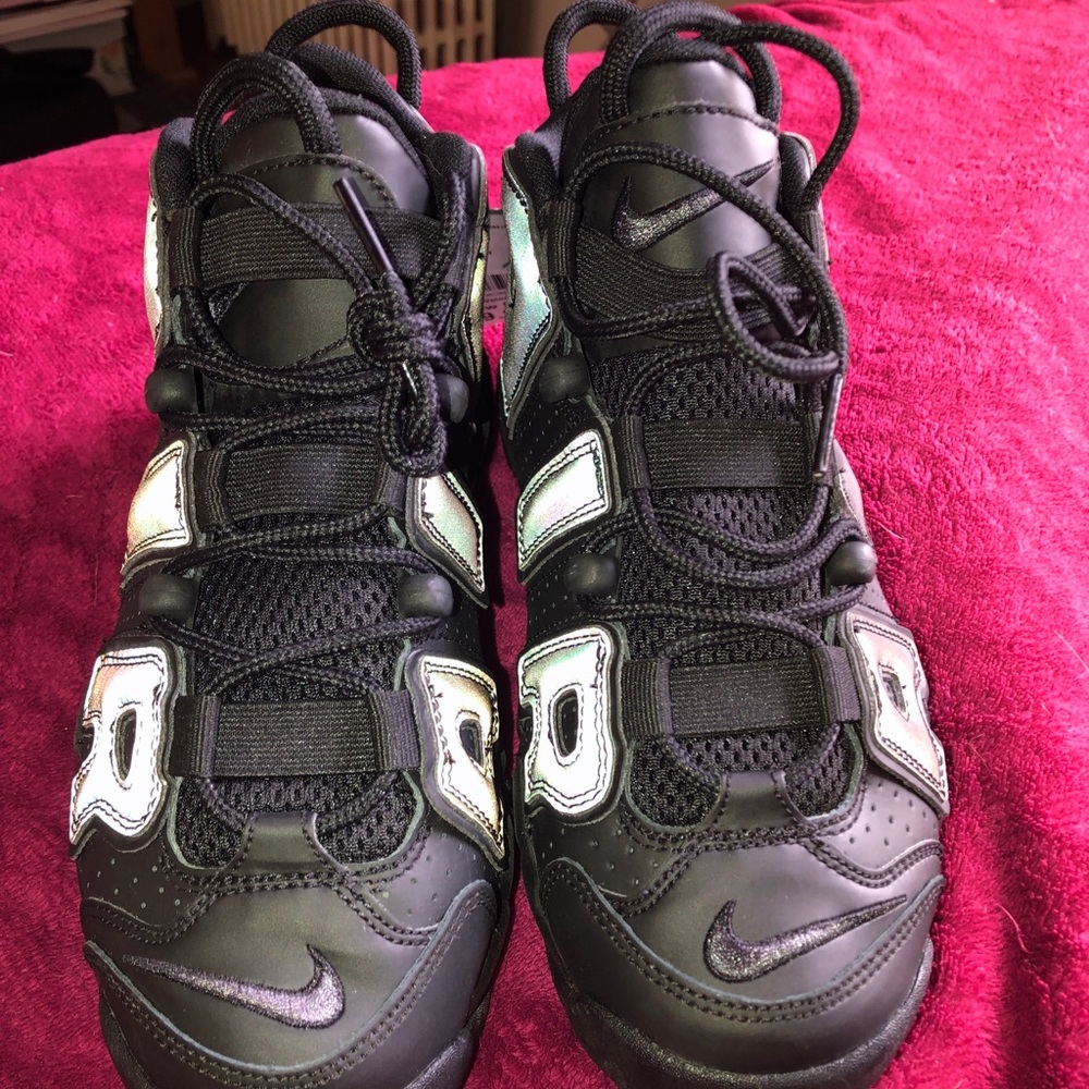 Nike Air More Uptempo GS Reflective 922845-001 Sz 5y Women's Sz 6.5 shoes